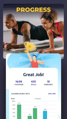 Plank Challenge android App screenshot 2